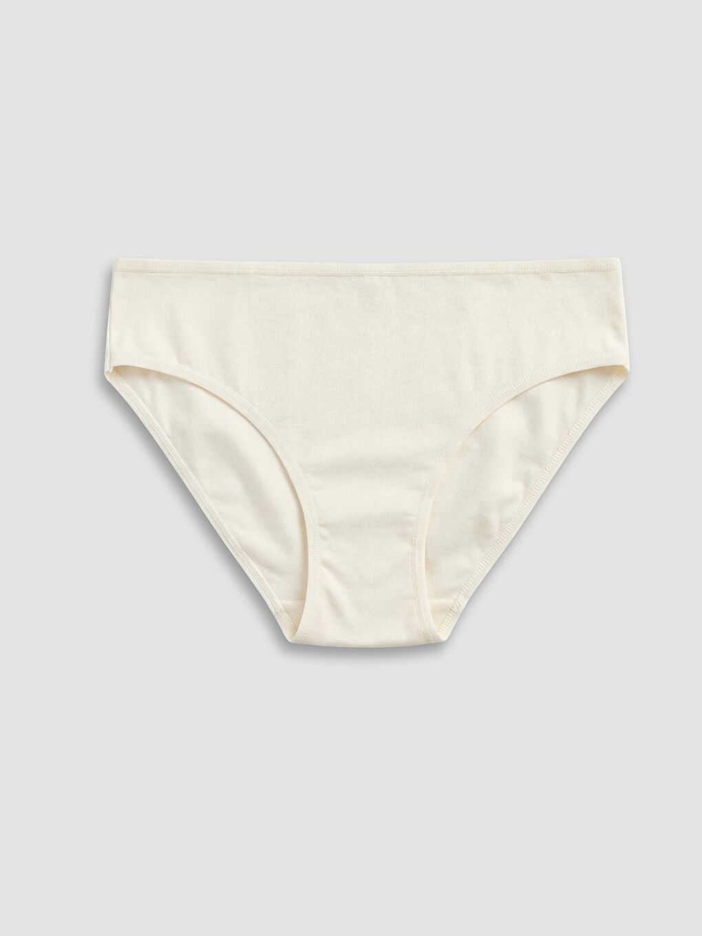 Pembe Düz Bikini Külot 3'lü-1