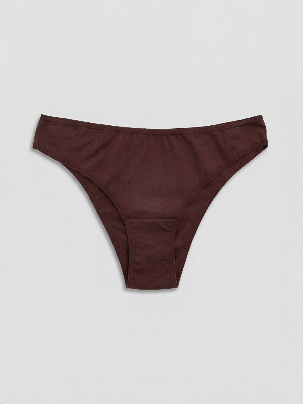 Pembe Düz Brazilian Külot 3'lü-1