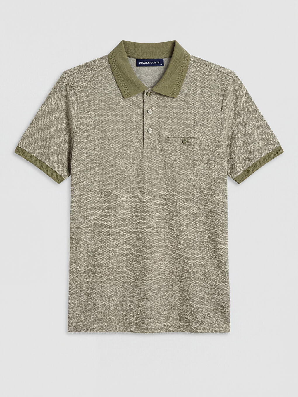 Yeşil Polo Yaka Erkek Tişört