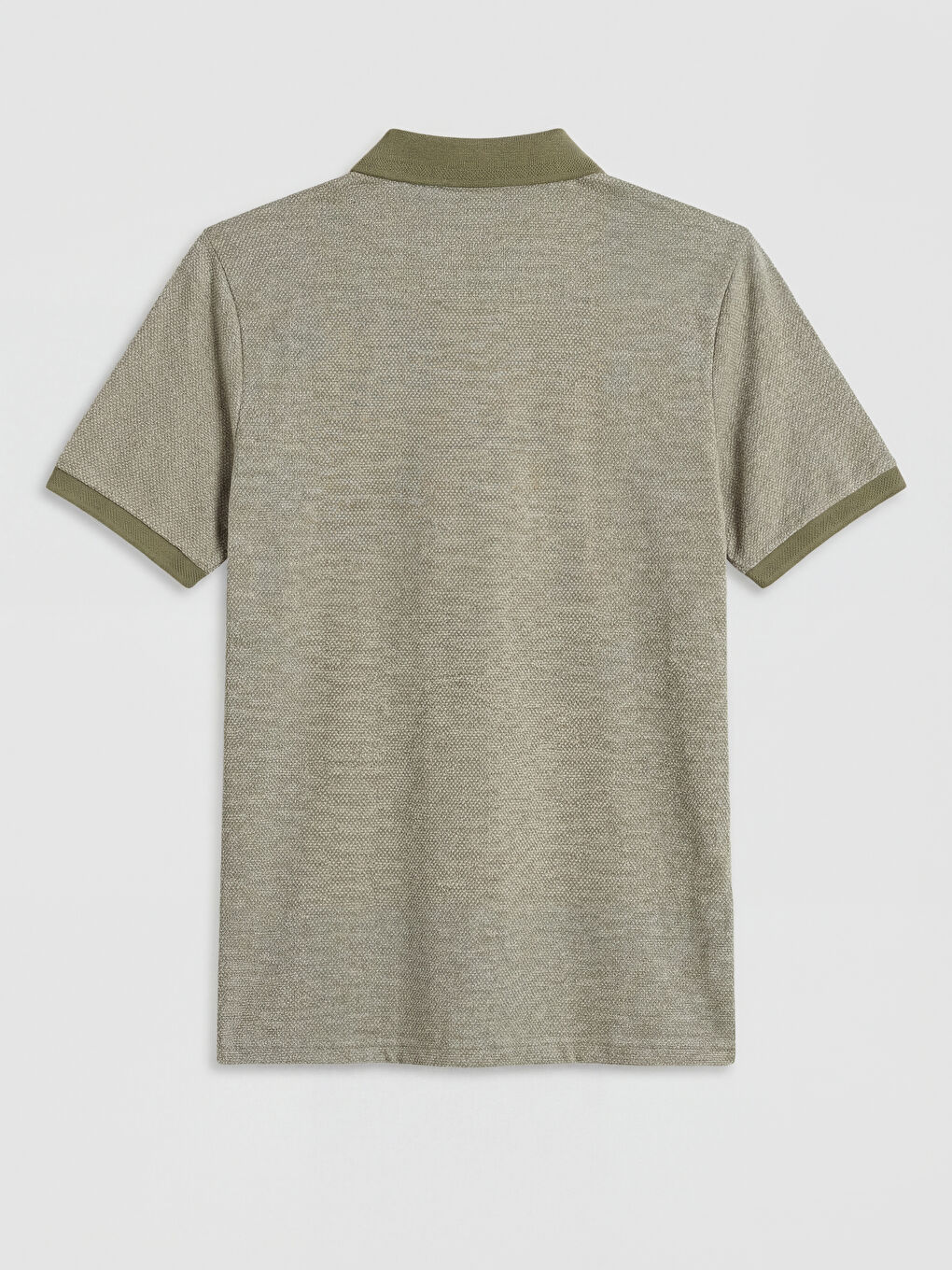 Yeşil Polo Yaka Erkek Tişört-1