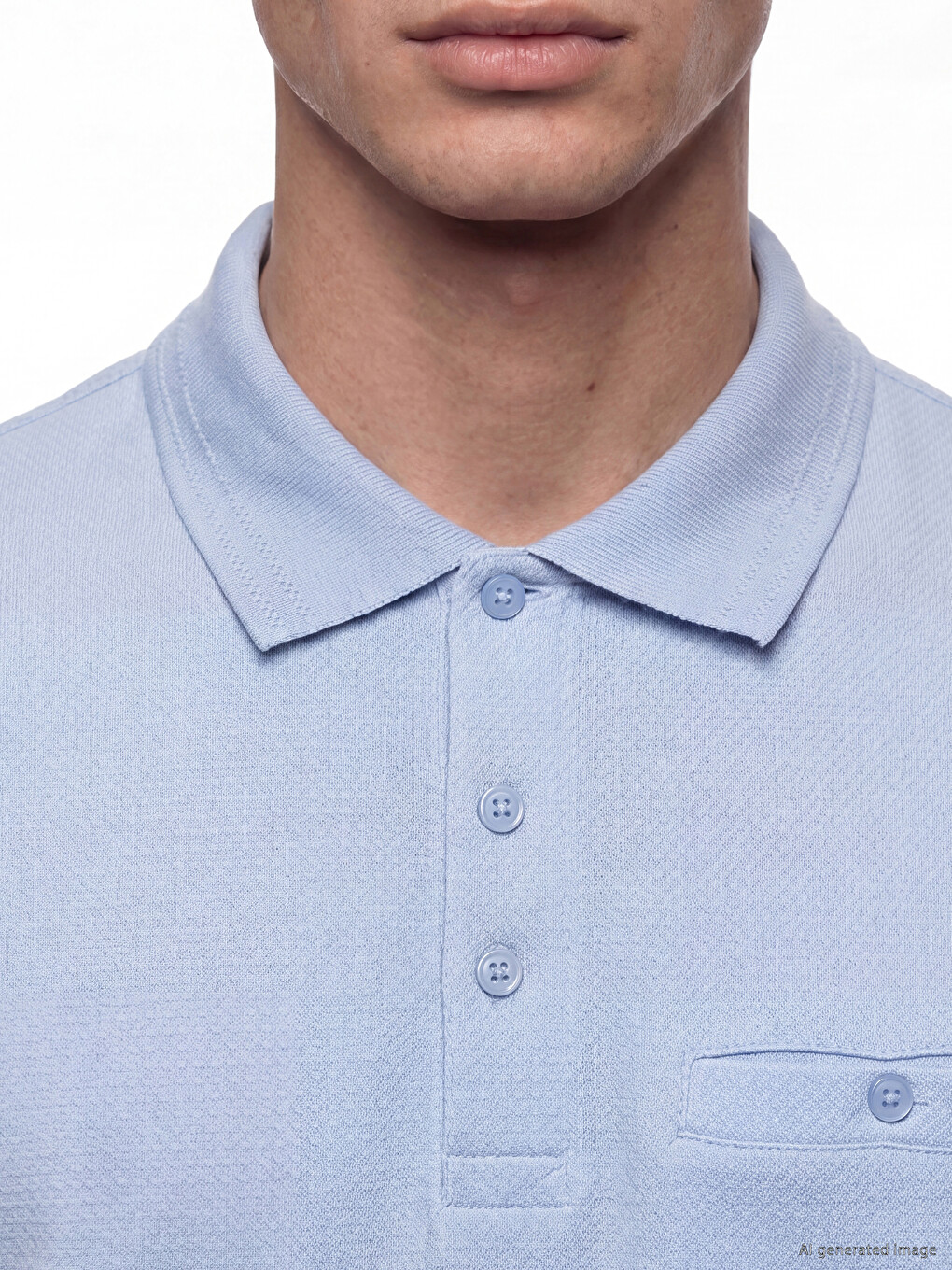 Polo Collar Men's T-Shirt-2