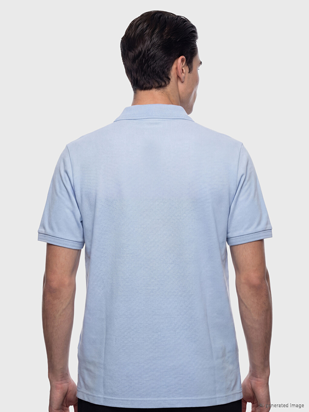 Polo Collar Men's T-Shirt-3