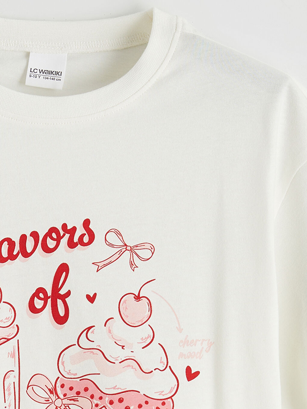 SVETLO BEŽ Kratka pidžama komplet Devojka-2