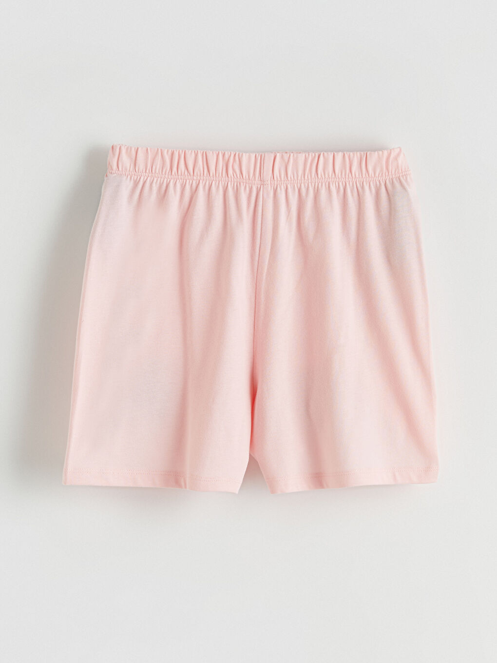 SVETLO BEŽ Kratka pidžama komplet Devojka-4