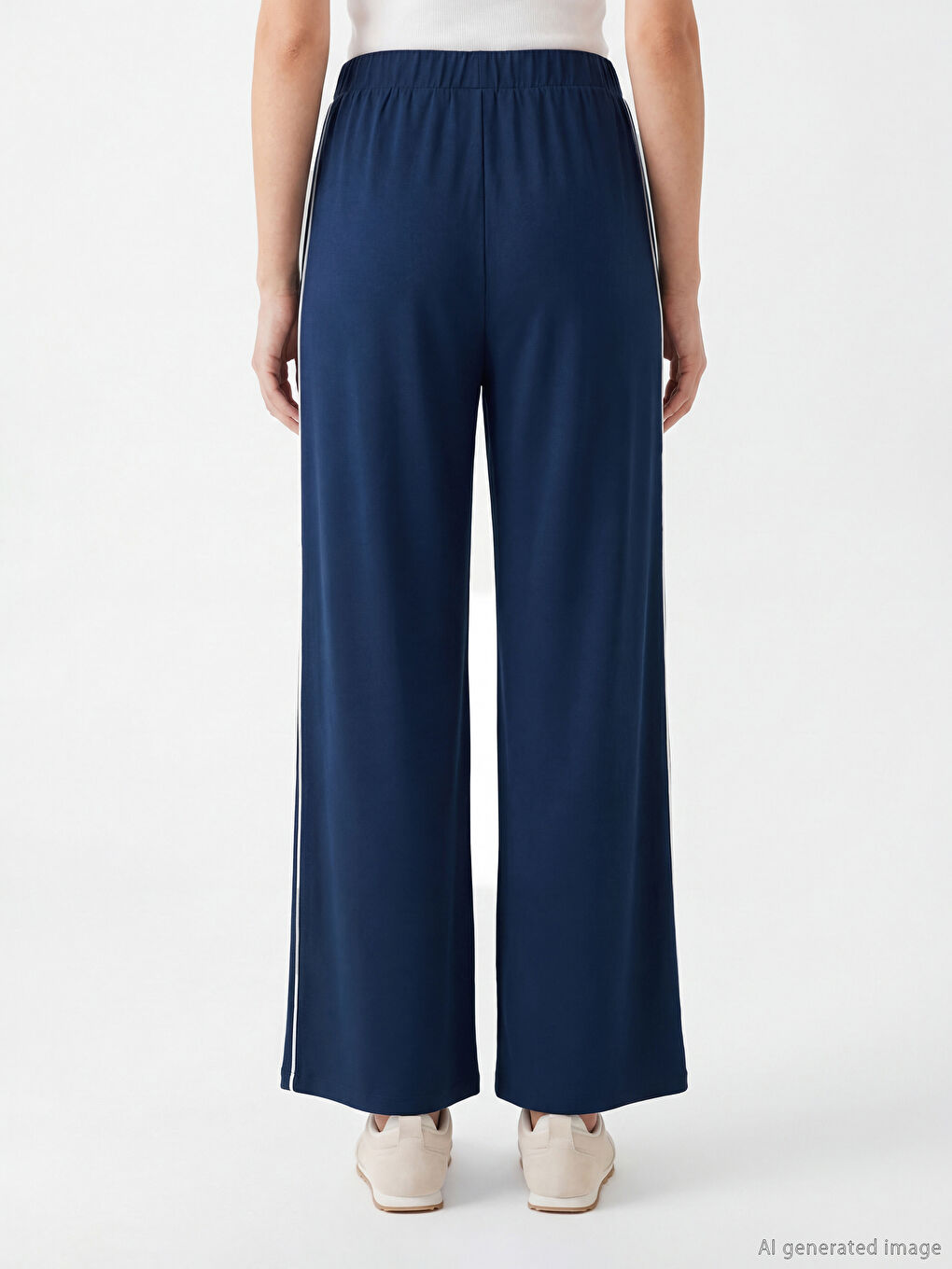 Woman NAVY Sweatpants-3