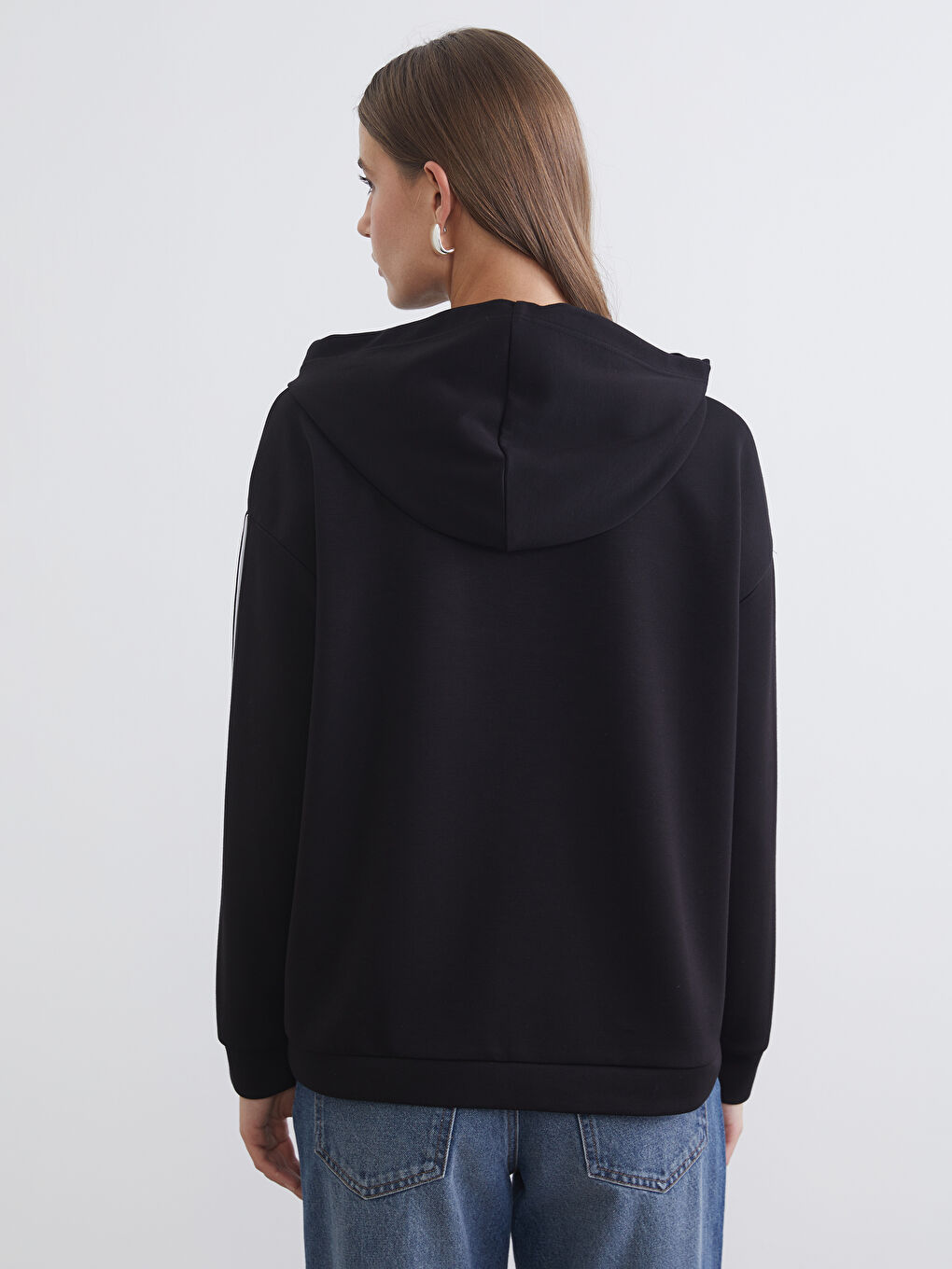 Woman BLACK Hoodie-3