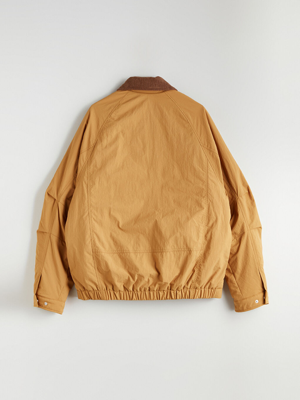 Relaxed Fit Collared Neck Men's Coat-7