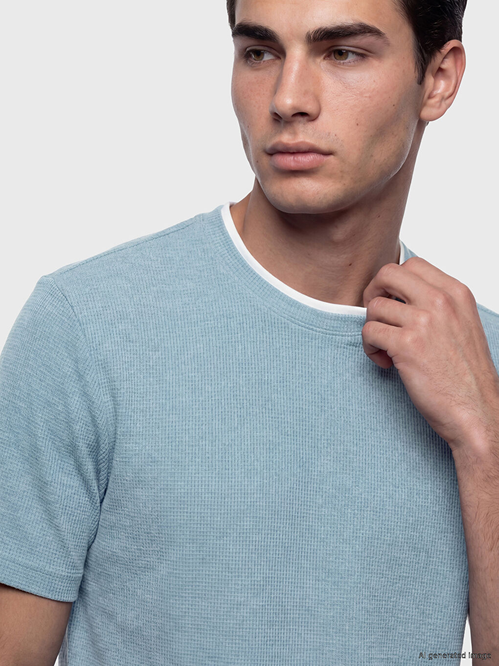 Crew Neck Men's T-Shirt-2