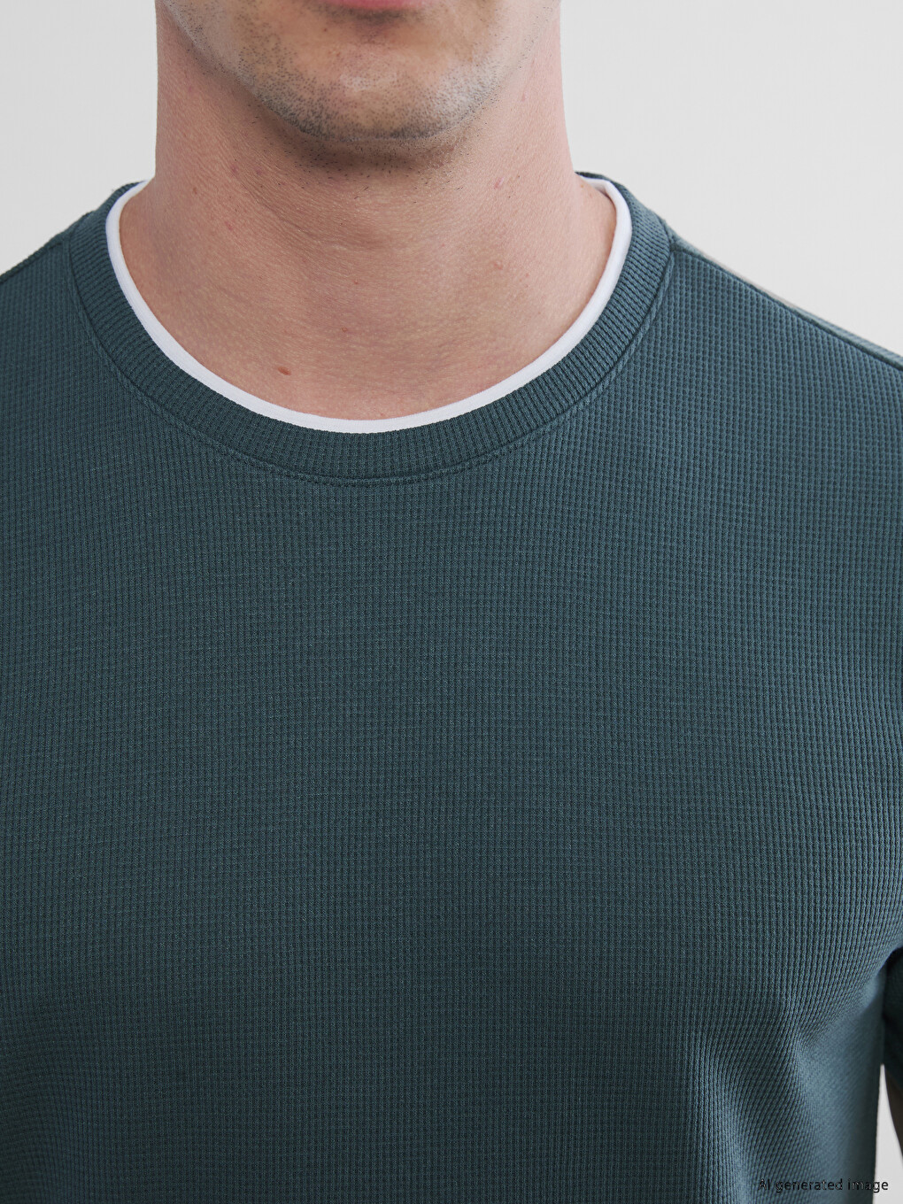 Crew Neck Men's T-shirt-4