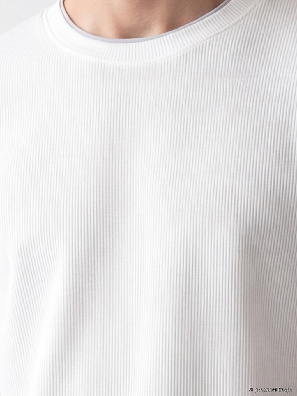 T-shirt Me Jakë Të Rrumbullakët Për Burra-2