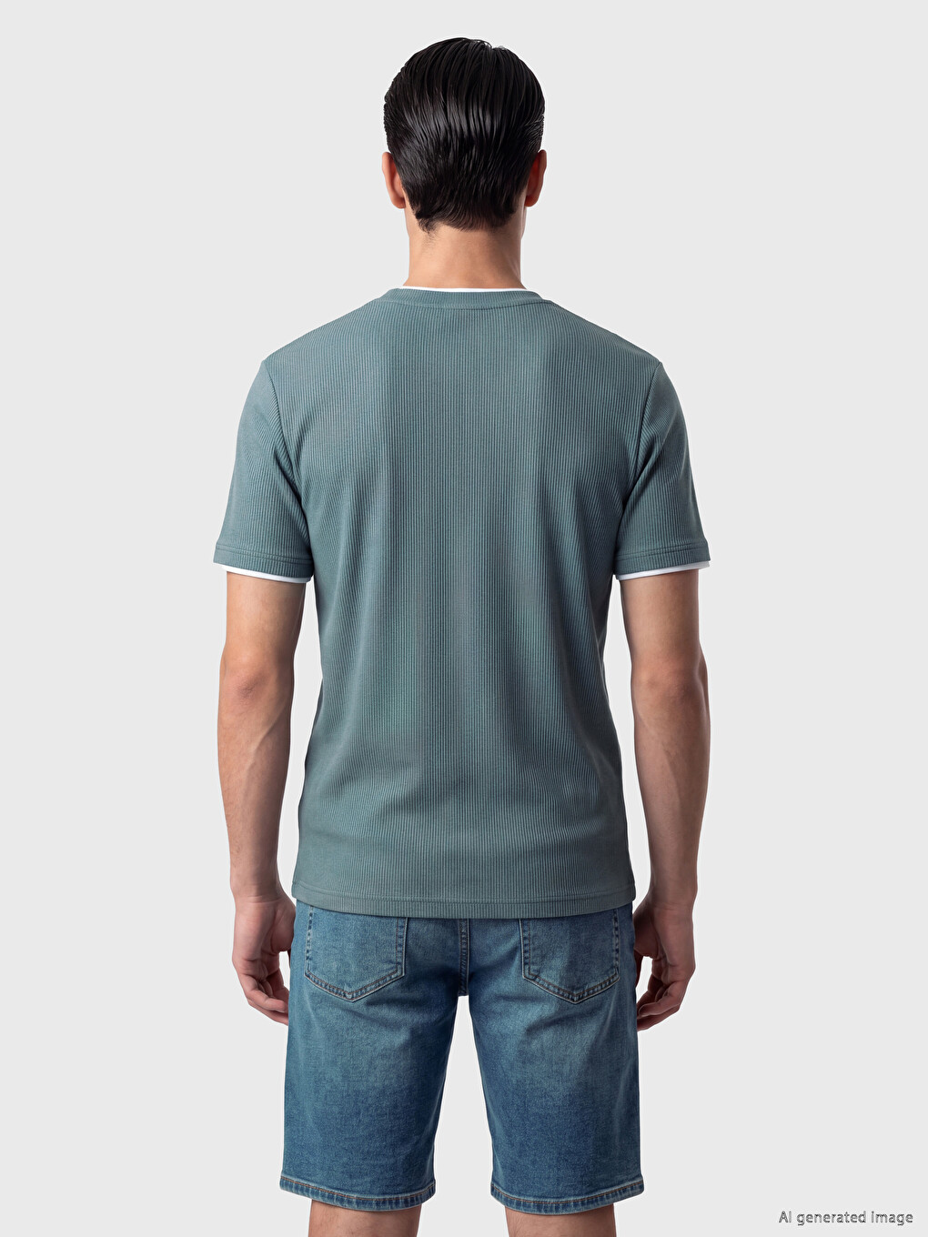 Crew Neck Men's T-shirt-2