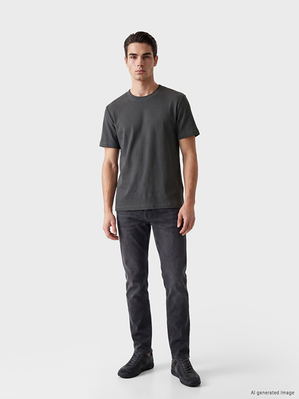 Crew Neck Men's T-shirt-1