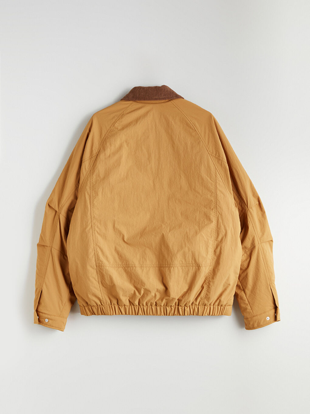 Kahverengi Rahat Kalıp Gömlek Yaka Erkek Mont-7