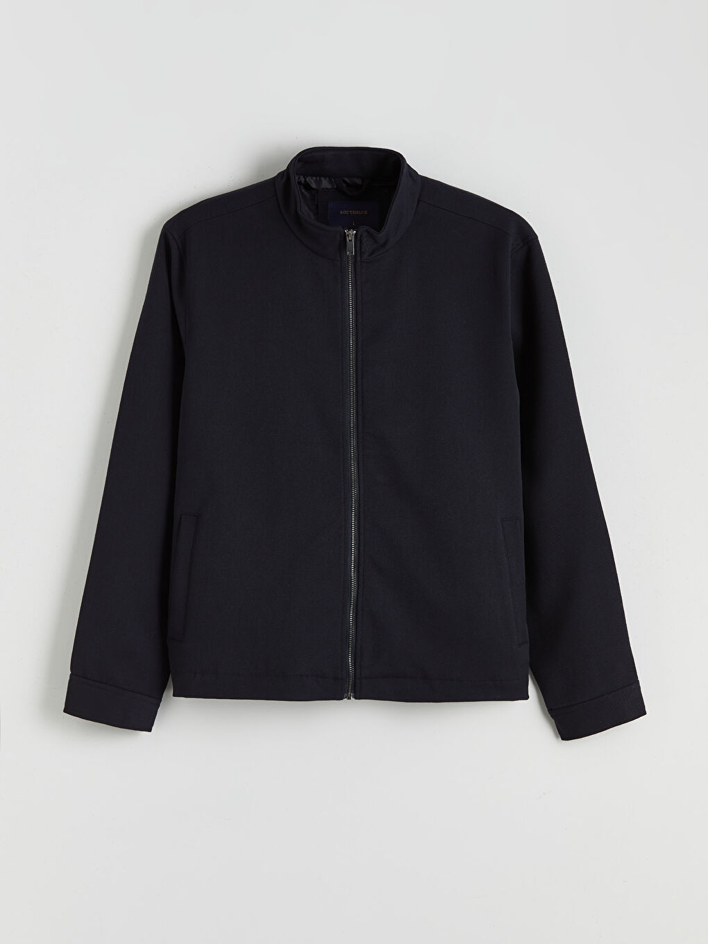 რეგულარული მორგება მაღალი საყელო მამაკაცის ქურთუკი-5