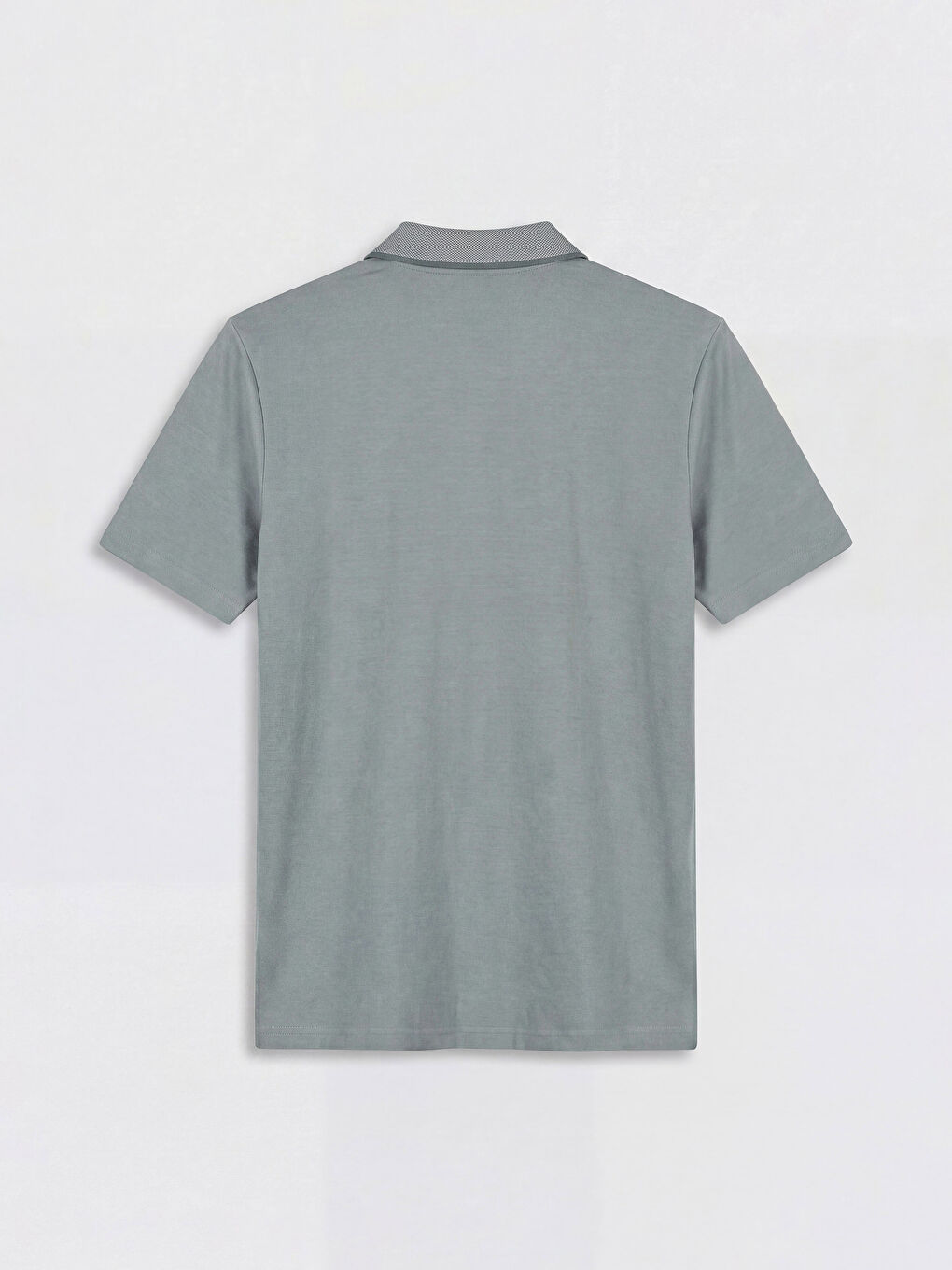 Yeşil Polo Yaka Pike Erkek Tişört-5