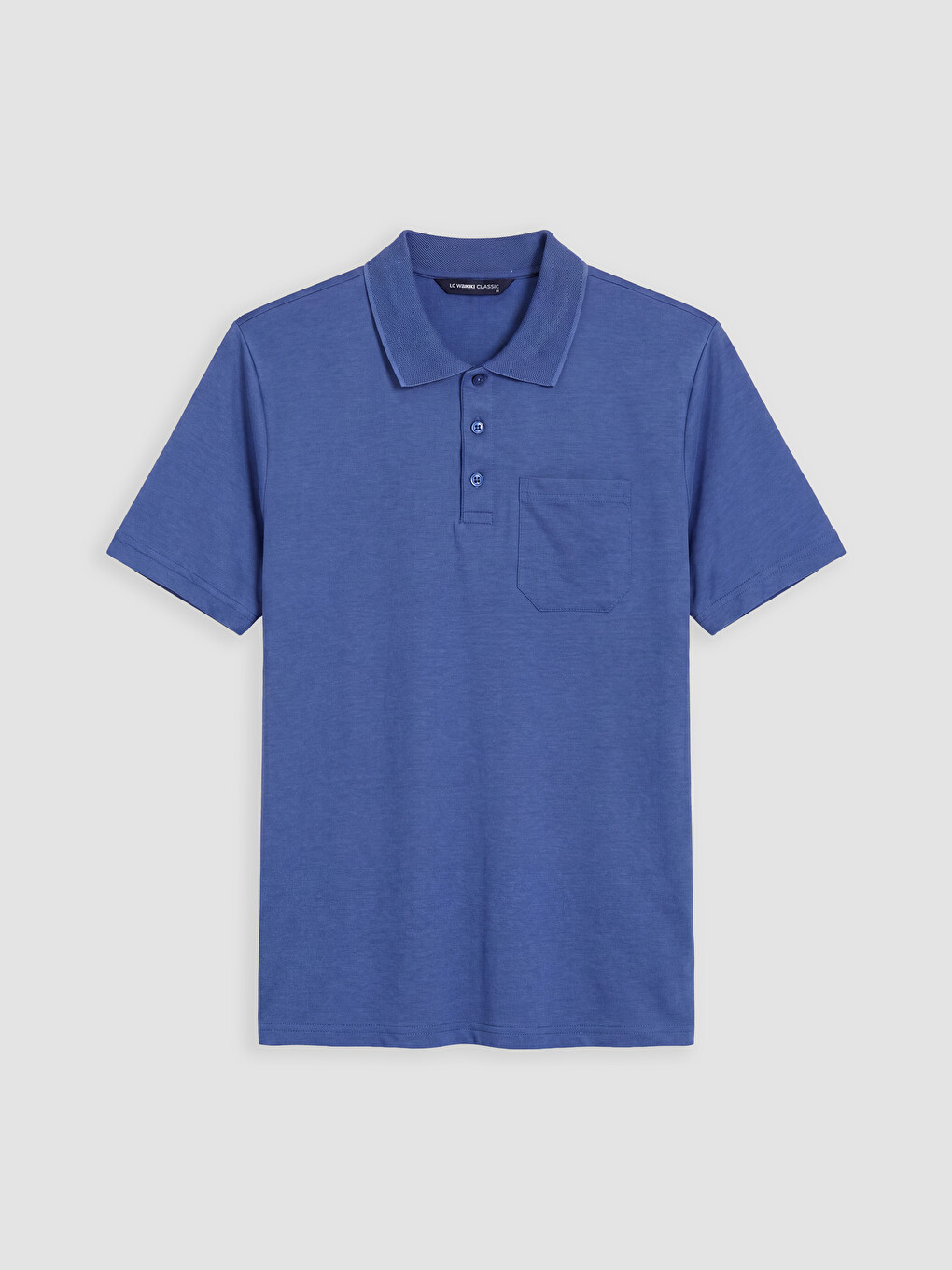 İndigo Polo Yaka Pike Erkek Tişört