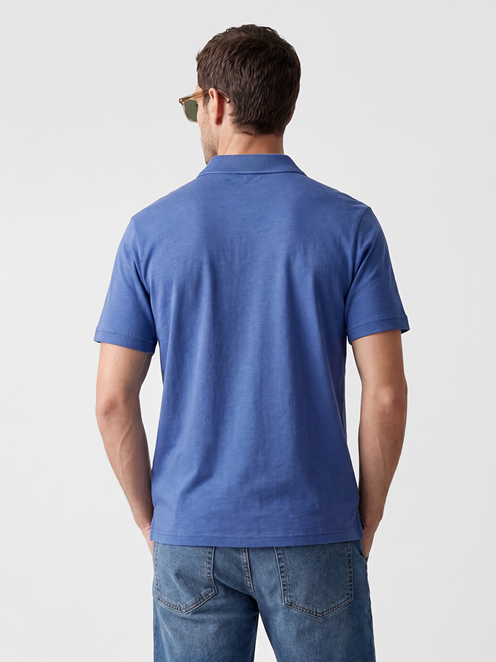 Polo Collar Pique Men's T-Shirt-2