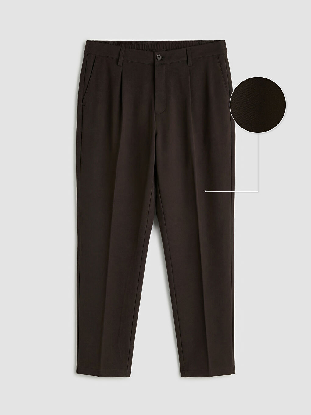 Брюки стандартного кроя мужские со складками