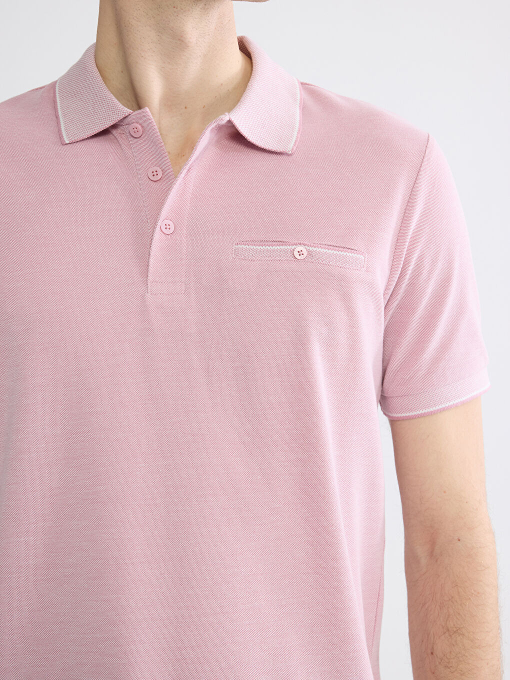 Άνδρας ΡΟΖ Μπλουζάκι-2