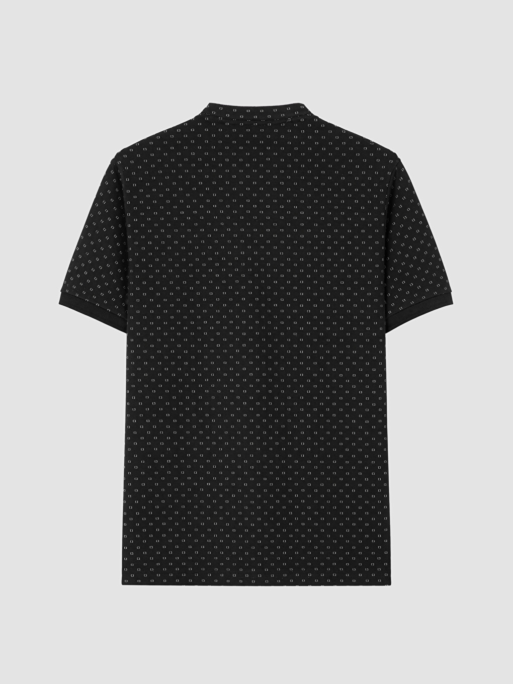 Tricou Pique Bărbați Imprimat Guler bandă-2