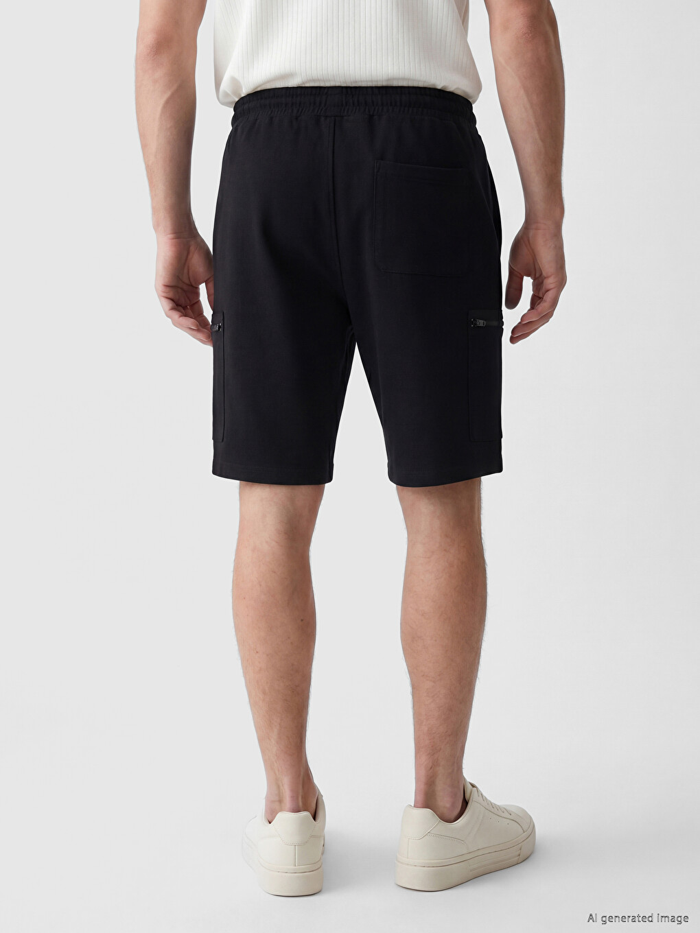 Regular Fit Men's Cargo Shorts-2