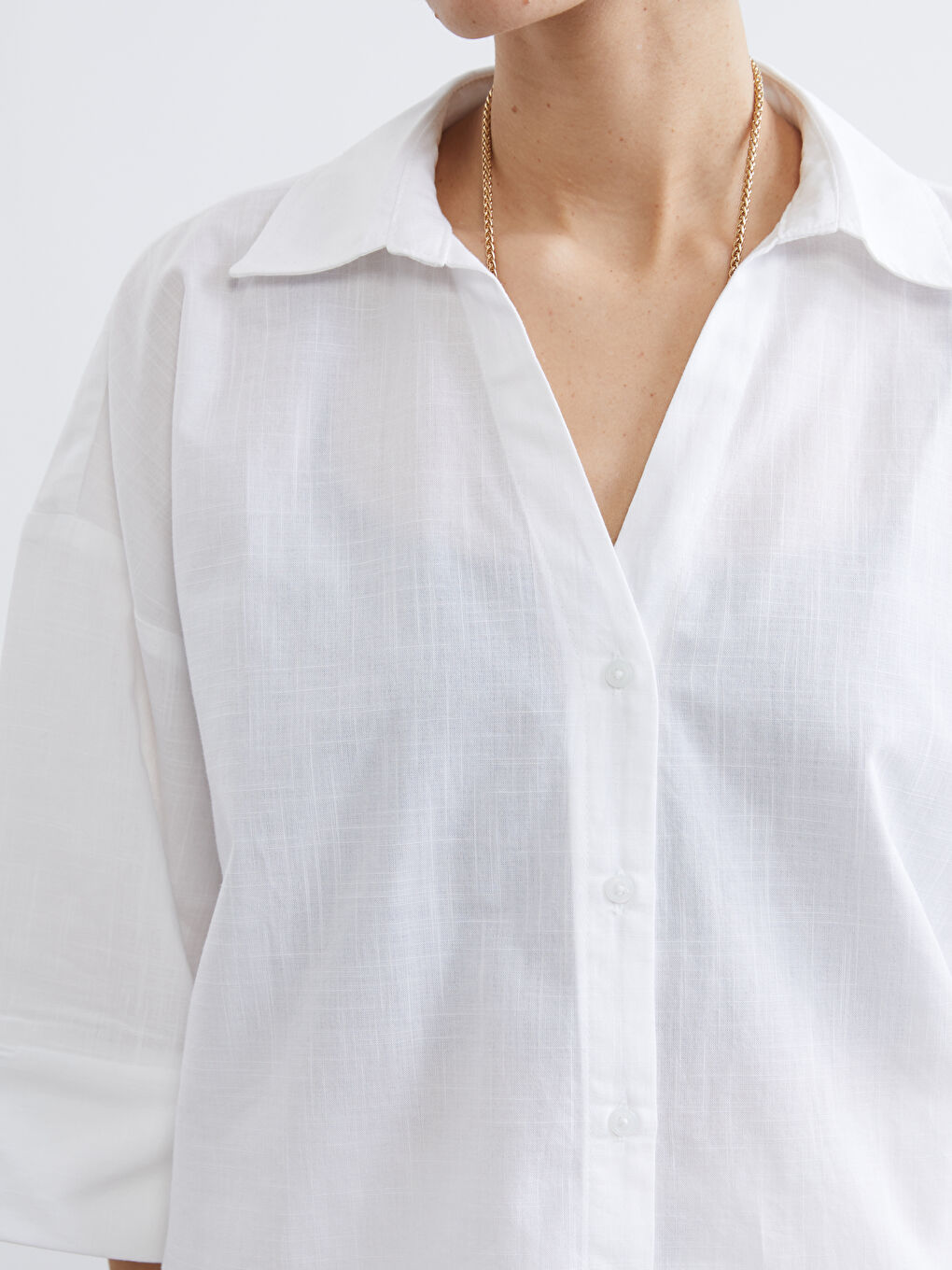 Oversized Women's Shirt-2