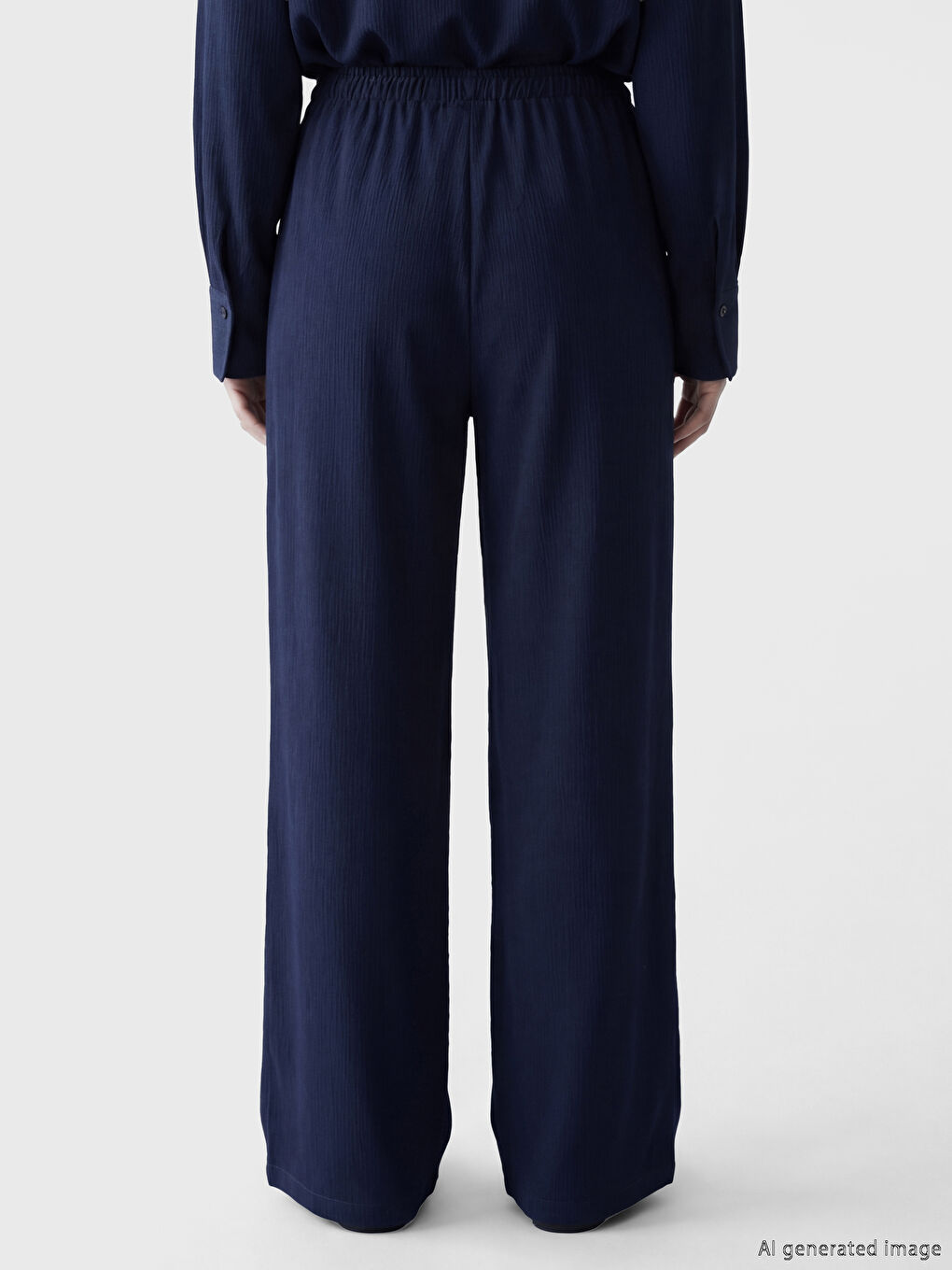 سروال أزرق نساء-3