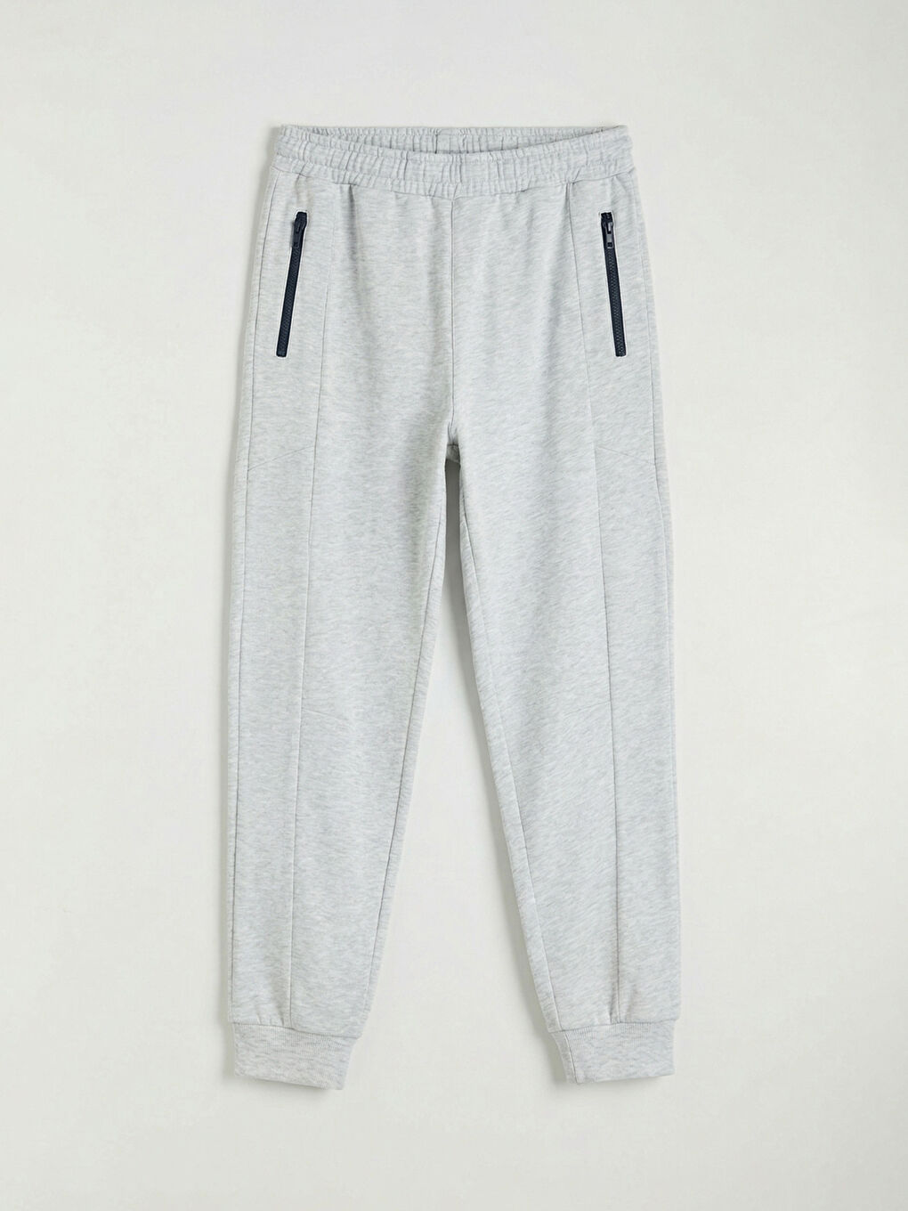 Gri Beli Lastikli Erkek Çocuk Jogger Eşofman Altı