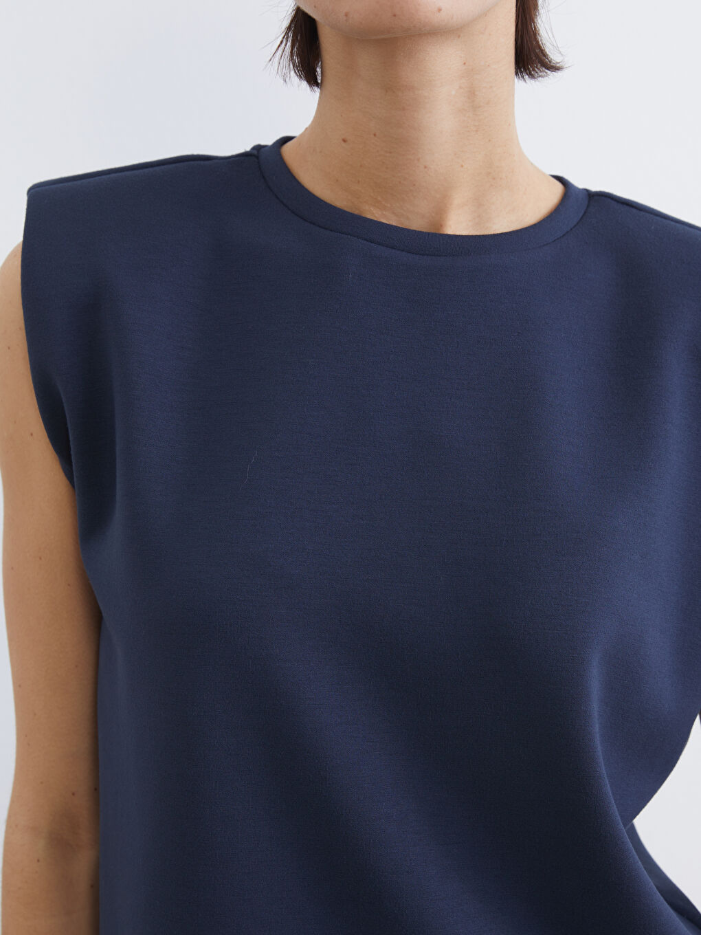 Woman NAVY Blouse-2