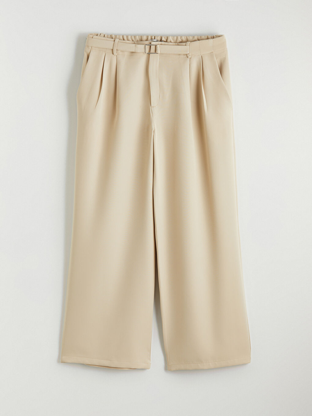 Woman BEIGE Formal Dress Trousers-4