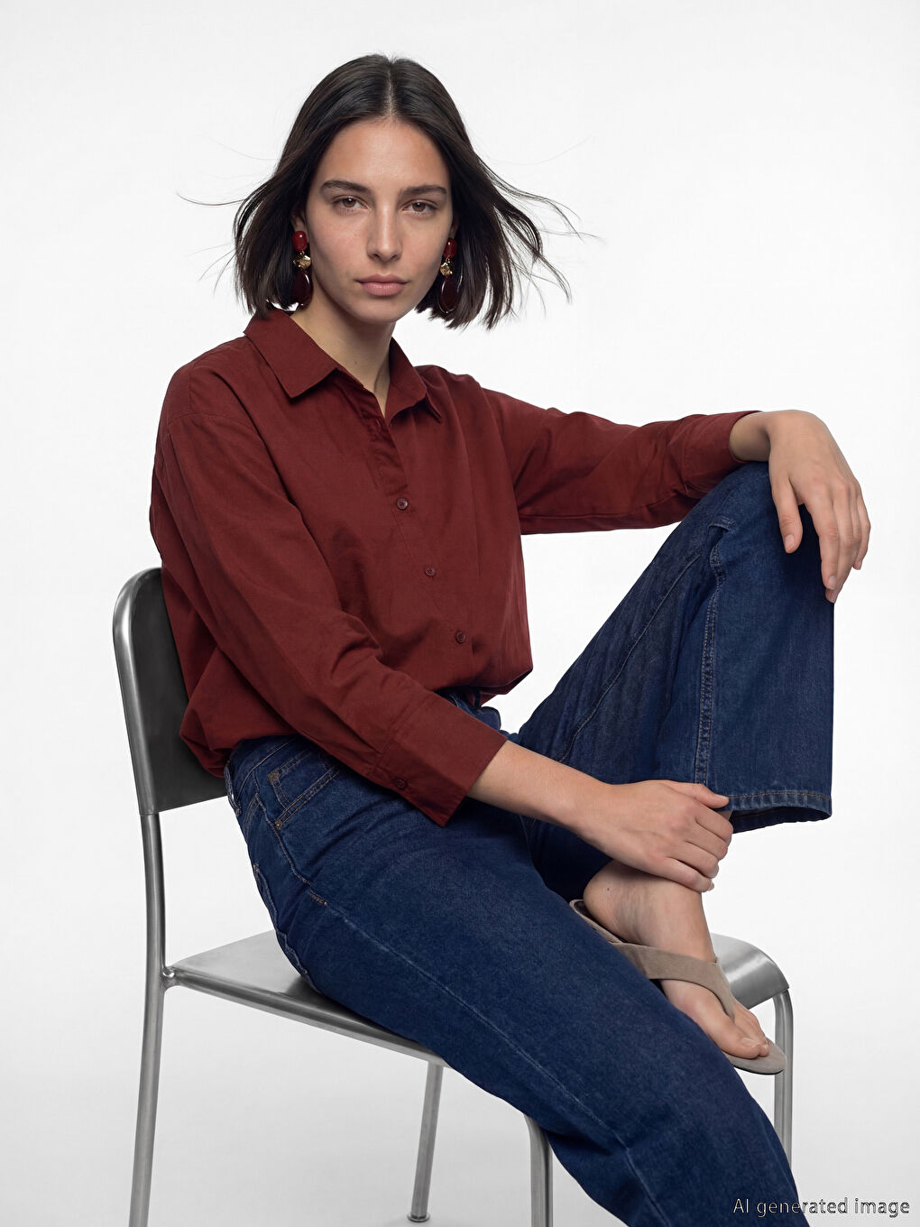 Ženska košulja od poplina