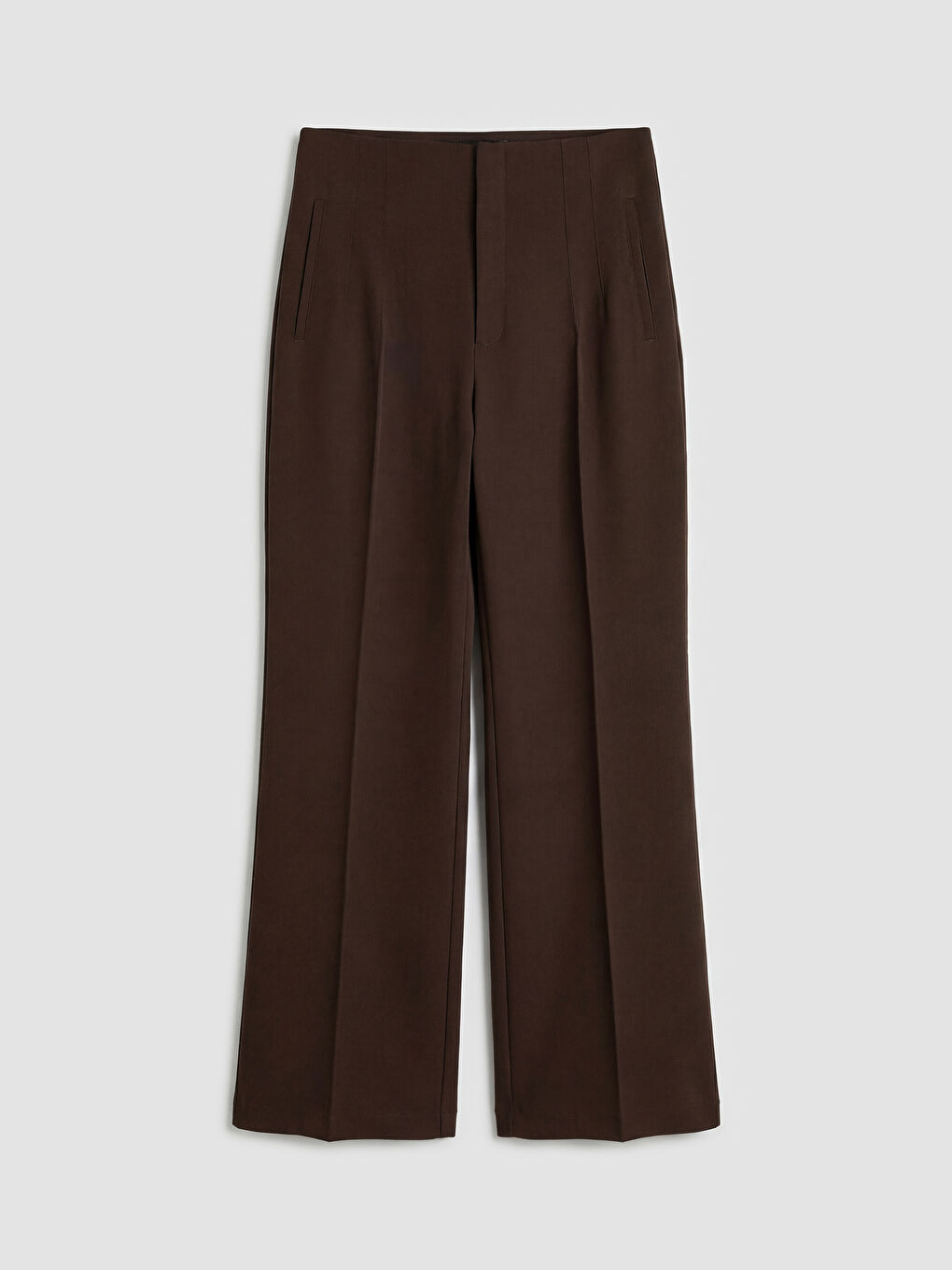 Woman KHAKI Trousers-3