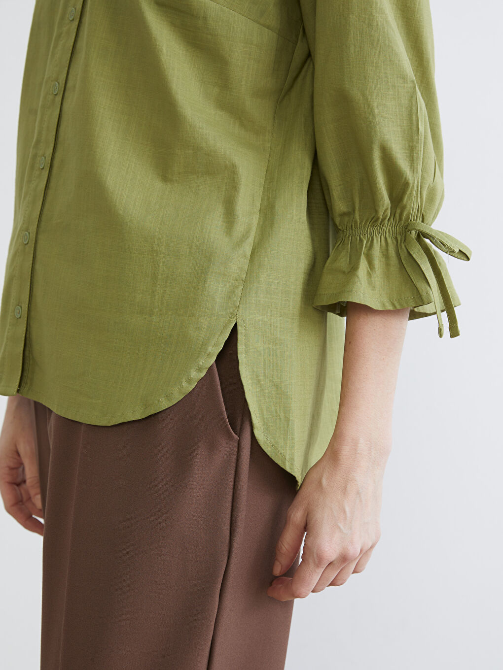 Женская рубашка стандартного кроя-2