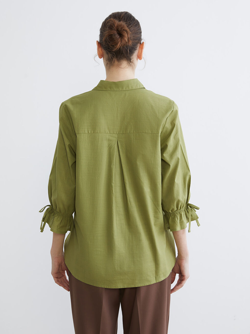 Женская рубашка стандартного кроя-3