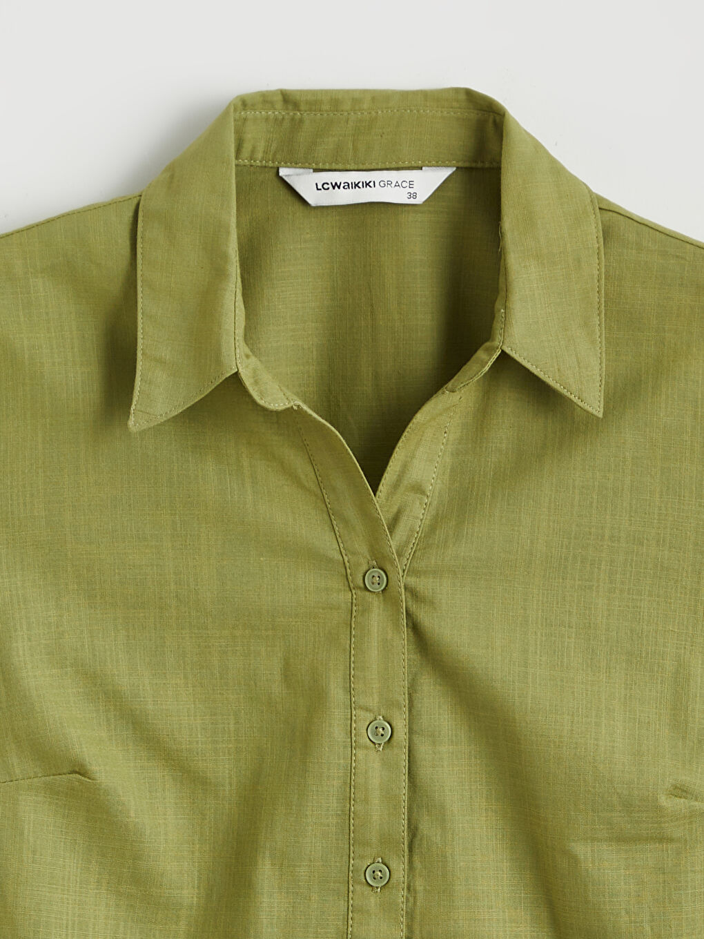 Женская рубашка стандартного кроя-5