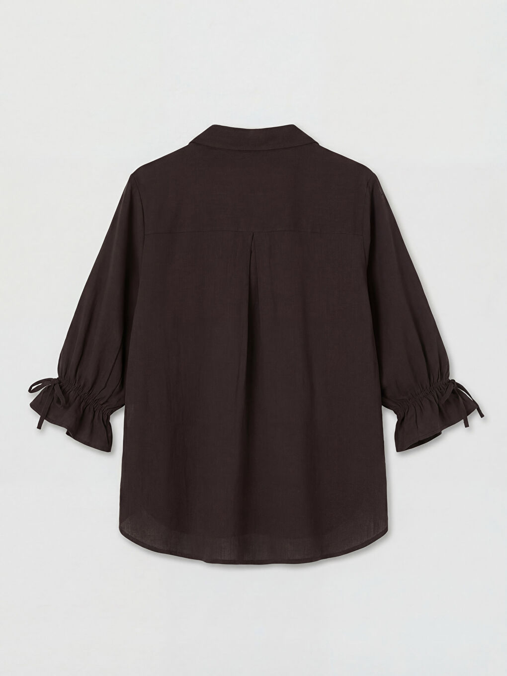 Kahverengi Regular Fit Kadın Gömlek-1