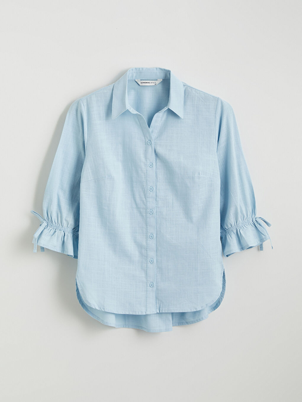 Женская рубашка стандартного кроя-4