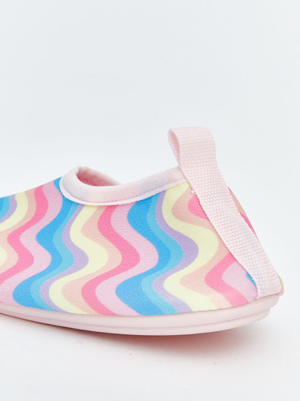 Karışık Dalga Desenli Kız Bebek Deniz Ayakkabısı-4