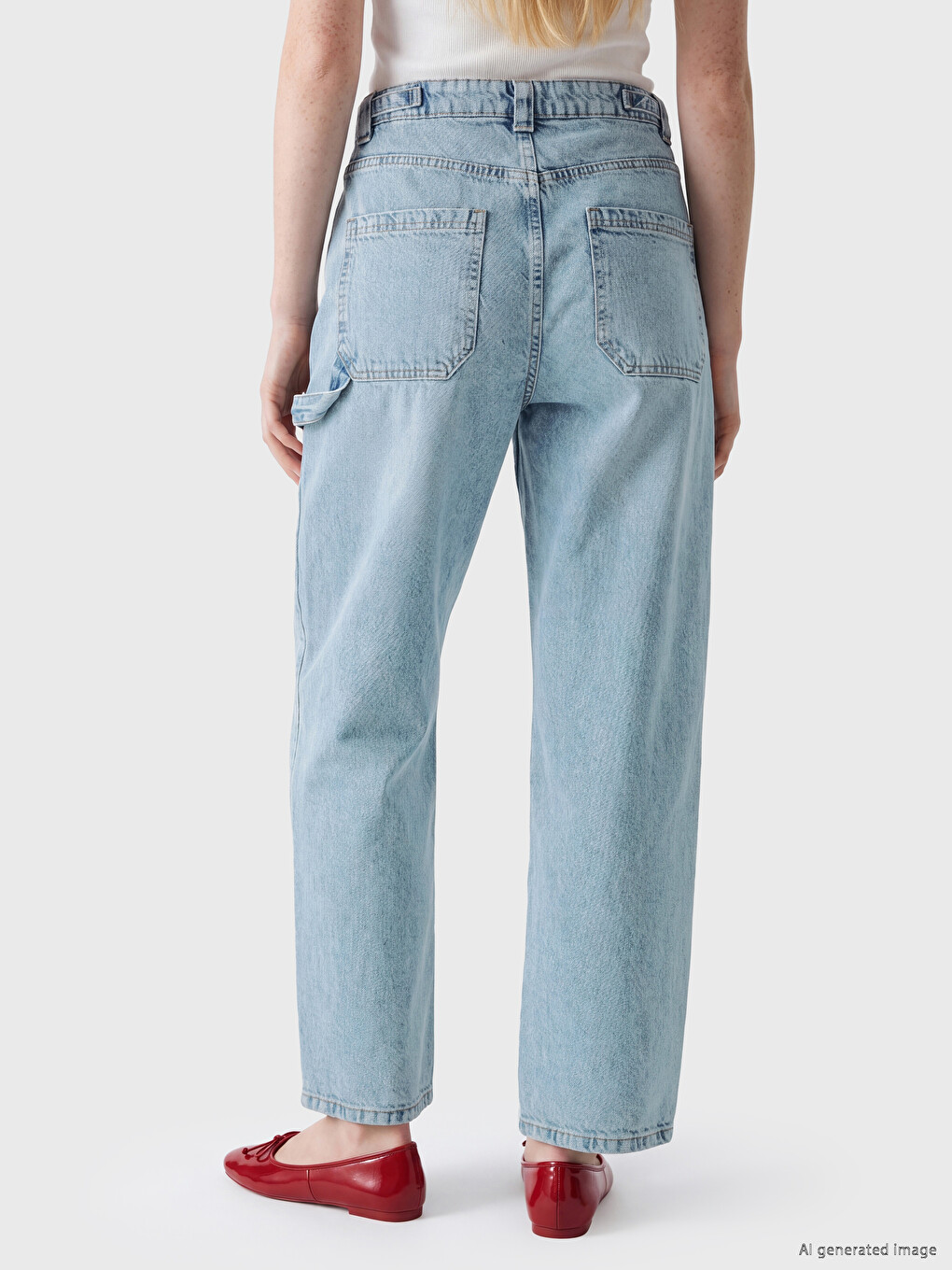 Baggy Fit Women's Jeans-3