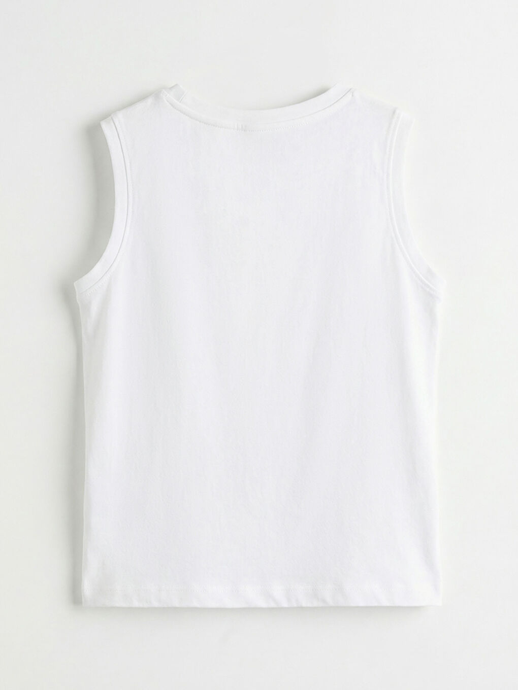 Beyaz Erkek Çocuk Yüzme Şort  ve Atlet-2