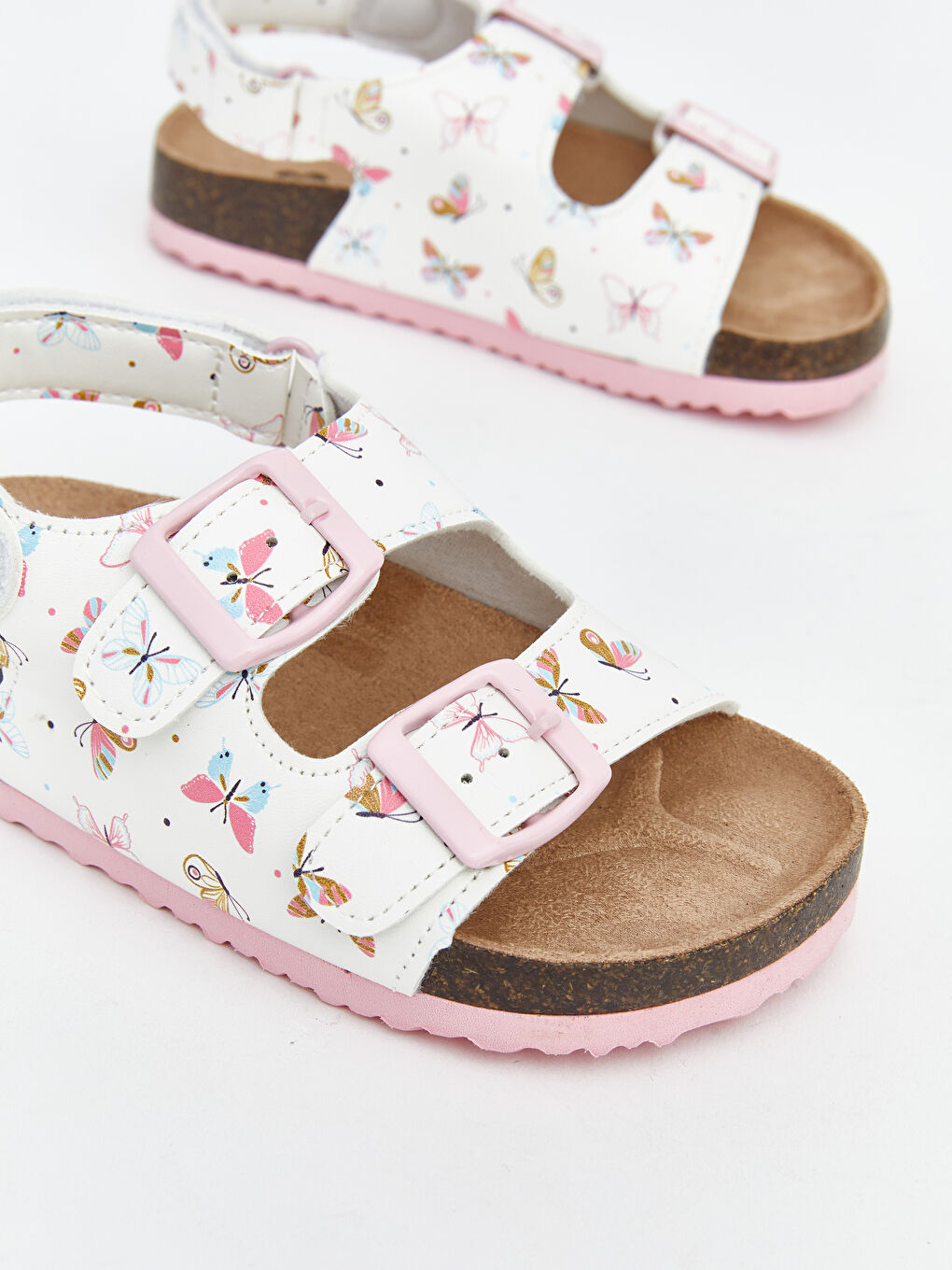 Butterfly Printed Baby Girls' Sandals-2