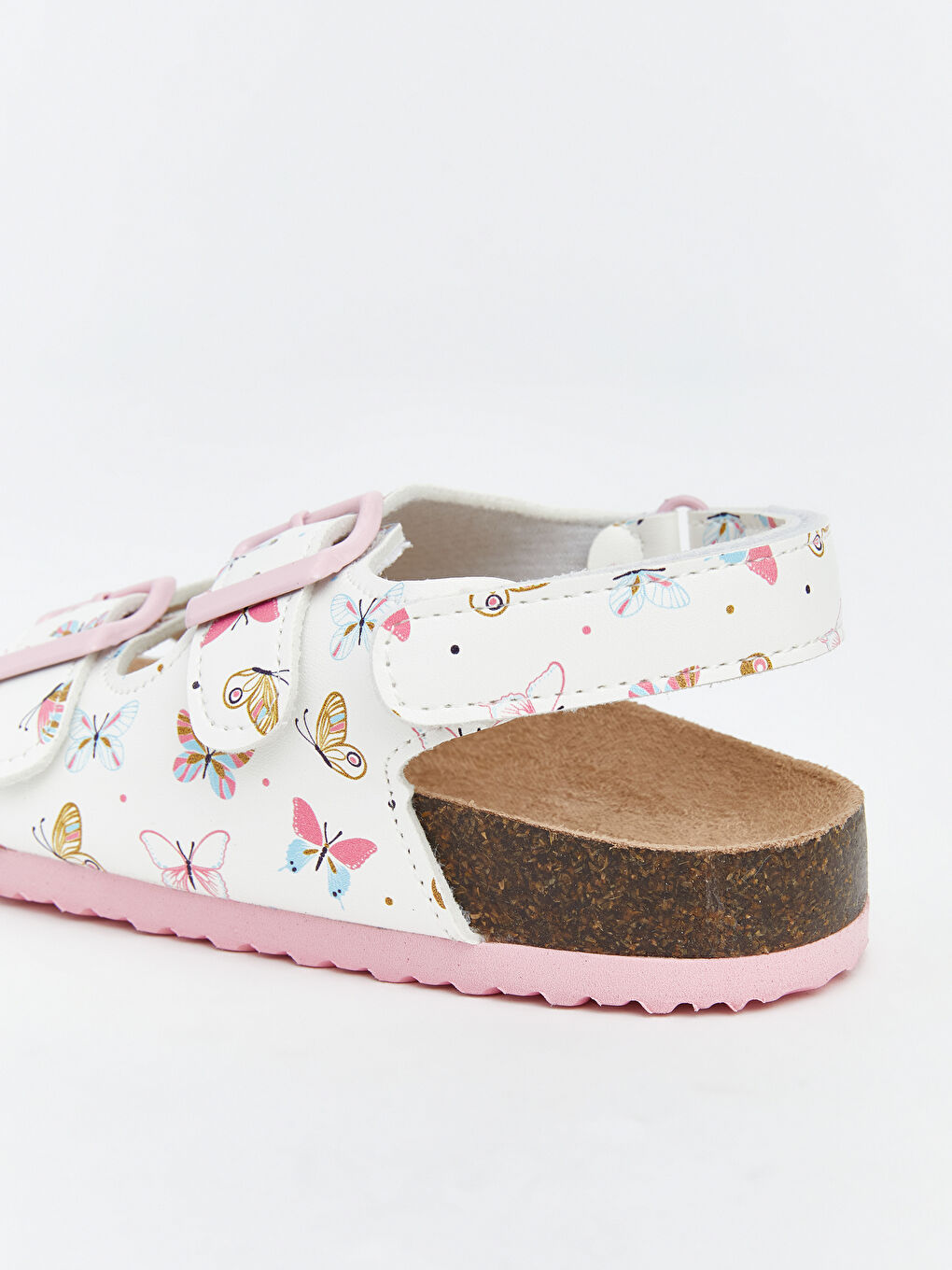 Butterfly Printed Baby Girls' Sandals-4