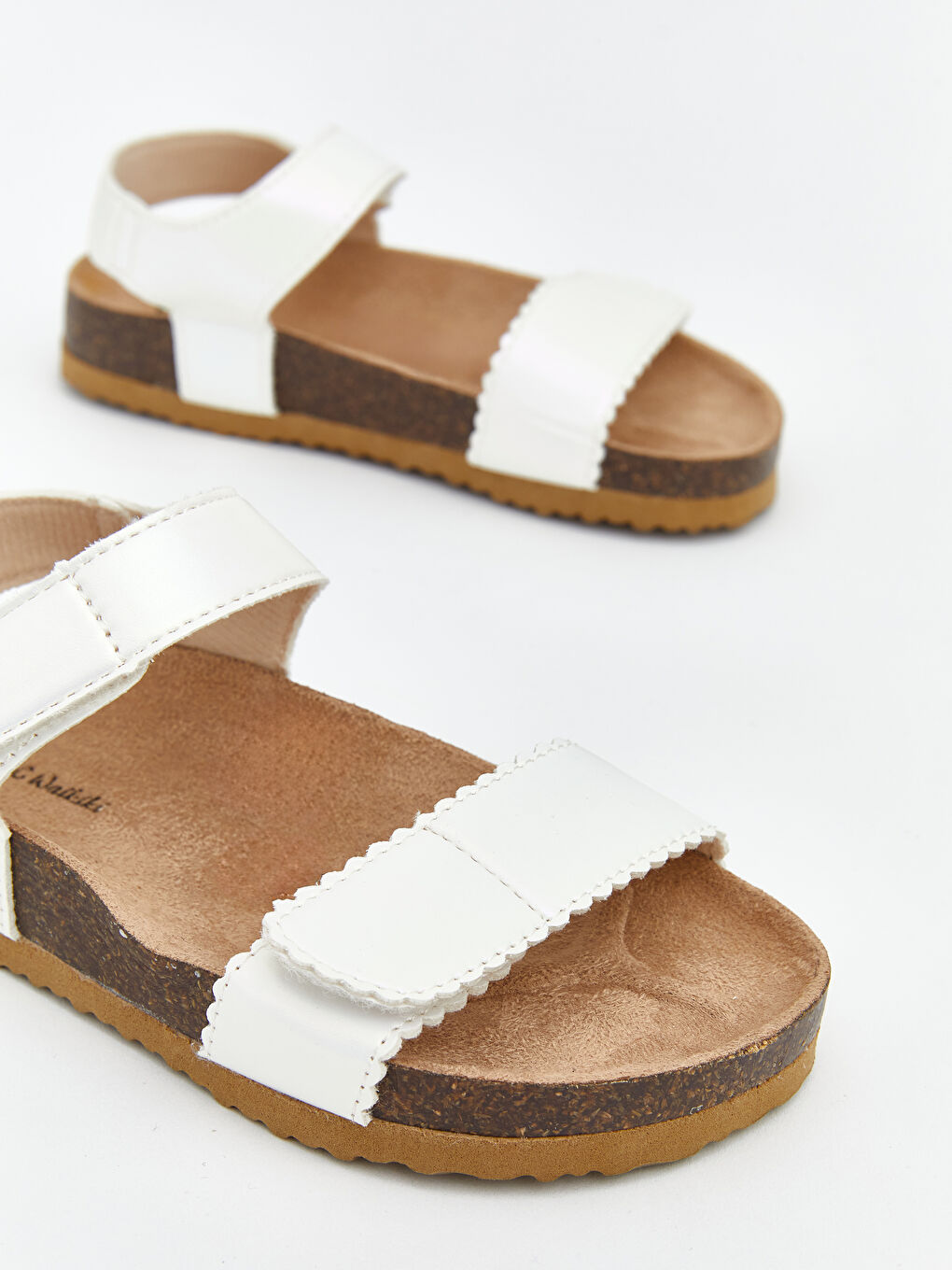 Faux Leather Baby Girls' Sandals-2