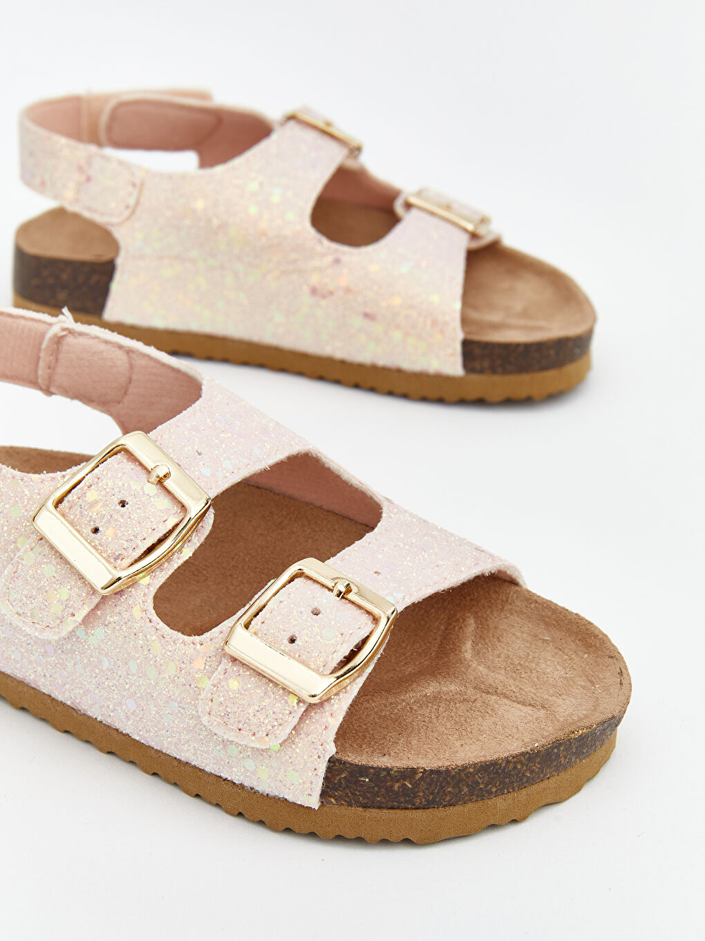 Faux Leather Baby Girls' Sandals-2