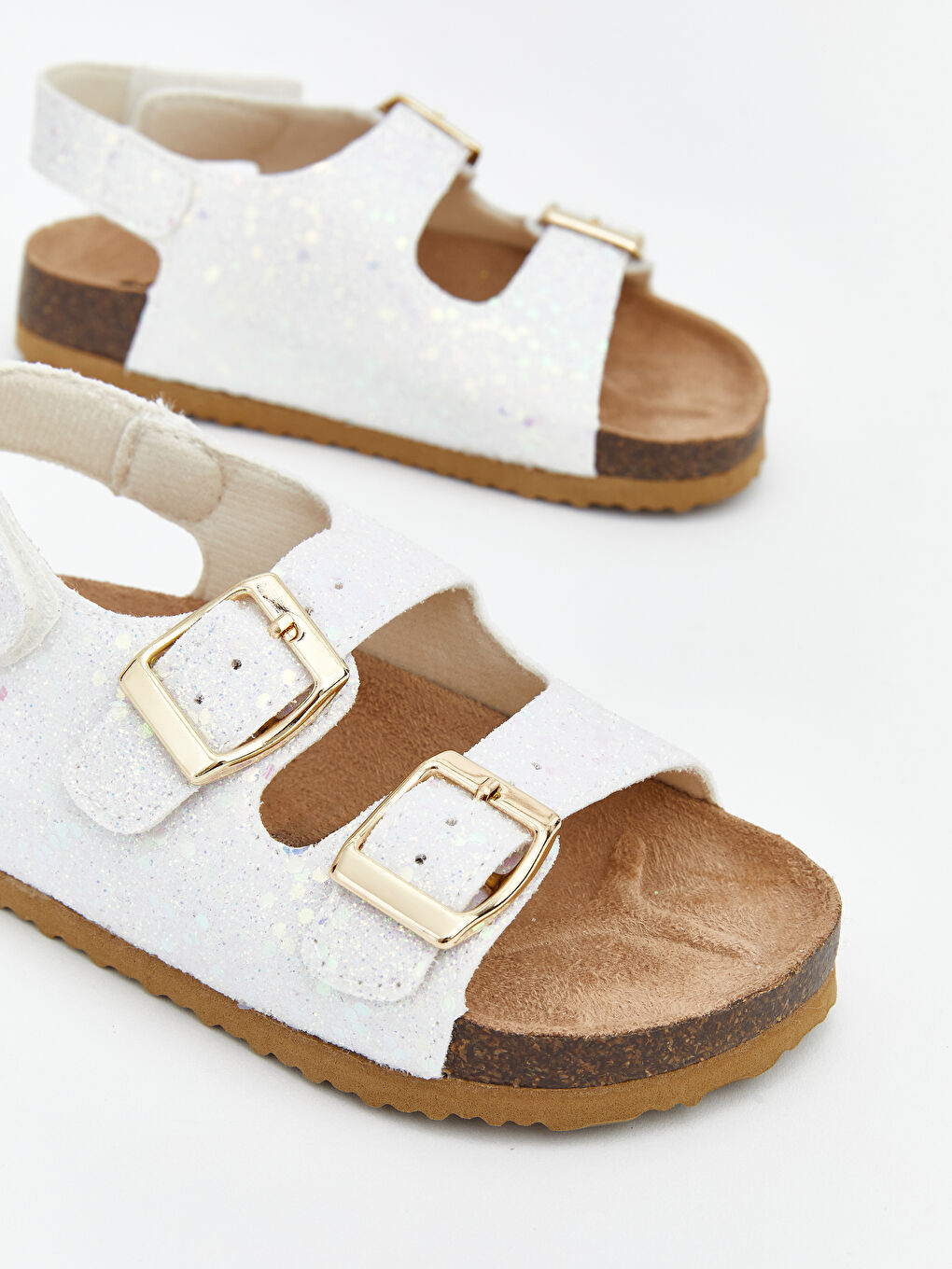 Faux Leather Baby Girls' Sandals-2