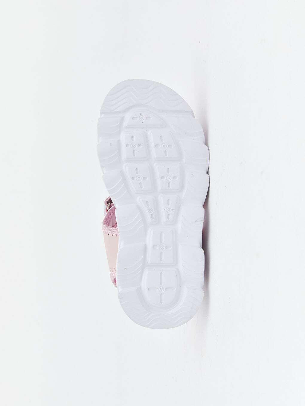 Printed Hook and Loop Baby Girls' Sandals-4