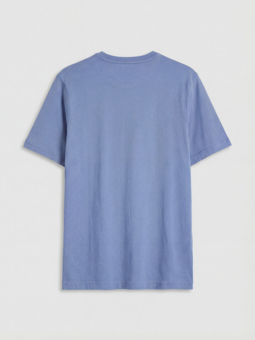 Mavi Antalya Baskılı Bisiklet Yaka Erkek Tişört-4