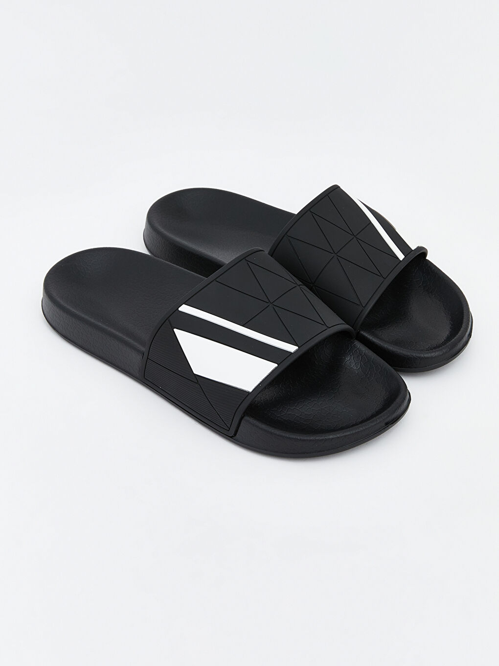 Ерлерге арналған кең белдікті геометриялық өрнекті слайдерлер