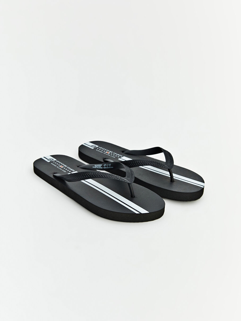 Men's Striped Beach Sliders