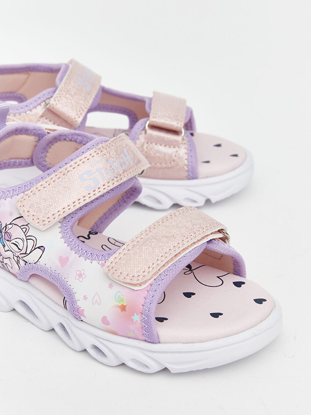 صنادل ليلكي طفلة-3